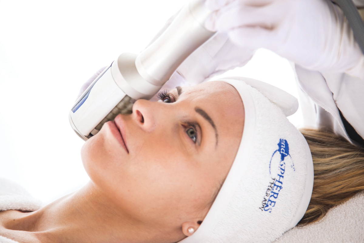 Facial handpiece treatment